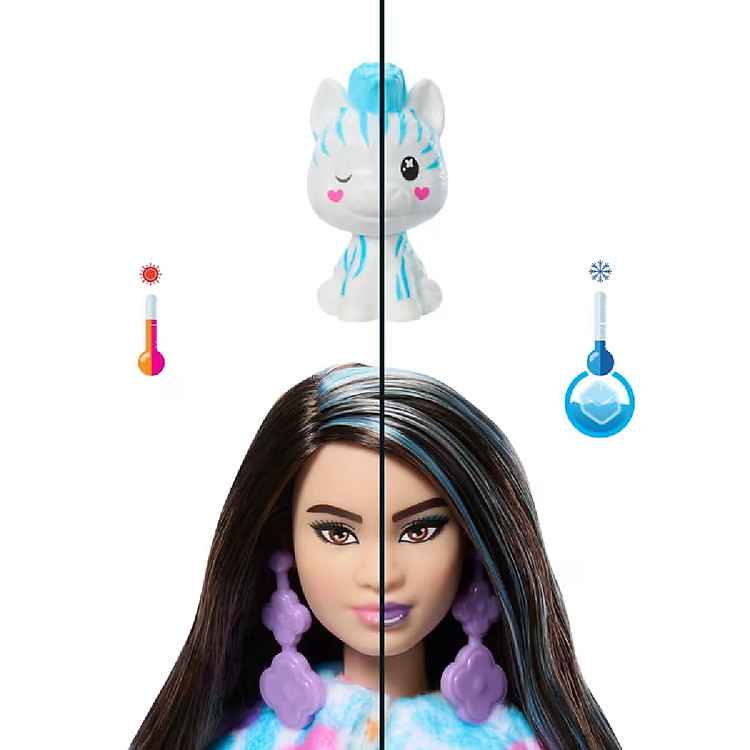 Mua Búp Bê Barbie Cutie Reveal - Zebra Chính hãng Tiết kiệm - Hình ảnh 5
