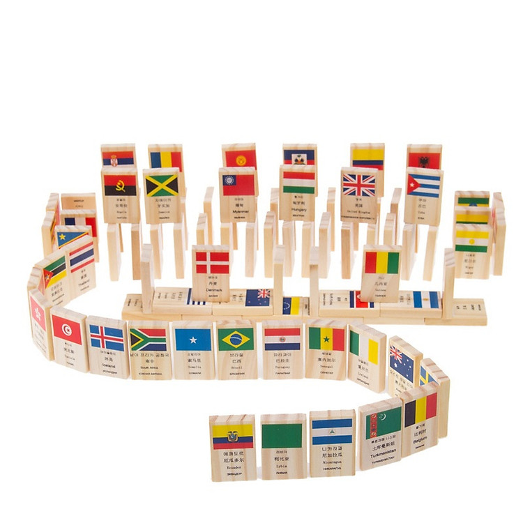 Đồ Chơi Trí Tuệ Gỗ - Bộ Domino 100 Lá Chính hãng Giá tốt - Hình ảnh 5