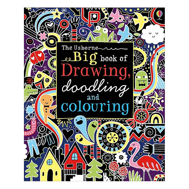 Sách Usborne Big Book of Drawing, Doodling & Colouring