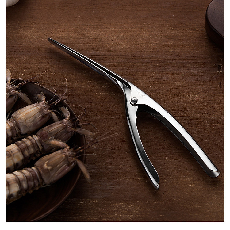 Dụng cụ tách vỏ tôm inox 304 - Onlycook - 20.5x6cm 47g