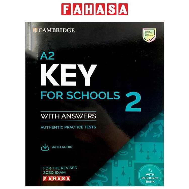 A2 Key For Schools 2 For The Revised 2020 Exam SB With Answers With Audio With Resource Bank