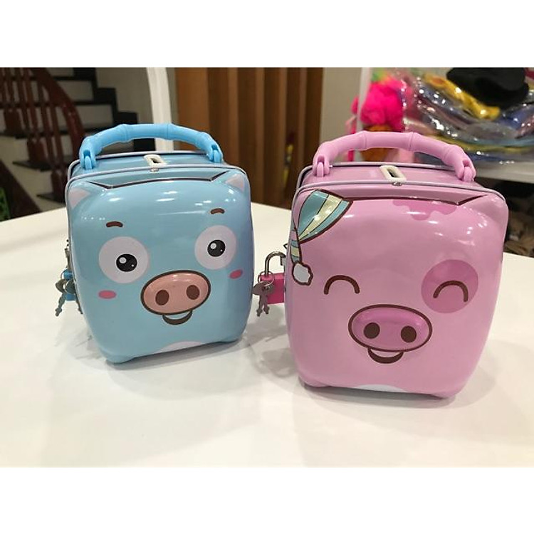 Hộp đựng tiền tiết kiệm có khoá