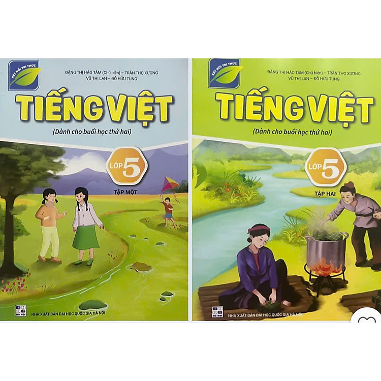 ￼Sách - ( Combo 2 tập )Tiếng Việt 5 tập (Dành cho buổi học thứ hai) - Kết nối tri thức với cuộc sống