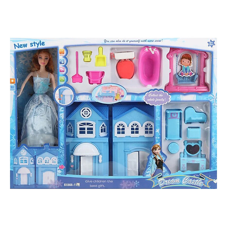 Bộ đồ chơi lâu đài công chúa Anna Hangwing - BX668-11C
