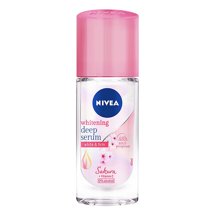 Lăn Ngăn Mùi Nivea Serum Trắng Mịn Hương Hoa Sakura (40ml) 85306
