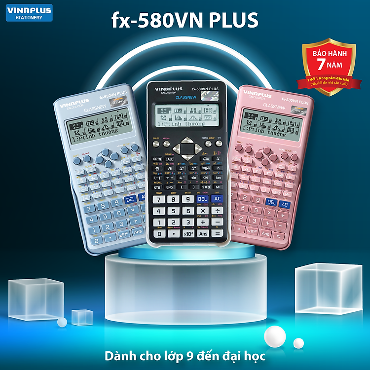 Máy Tính Học Sinh Fx-580VN PLUS - Đen Trắng - Ảnh 2