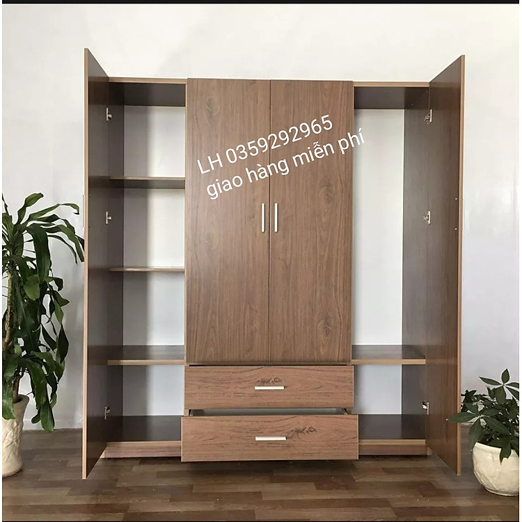 Tủ nhựa đài Loan 4 cánh