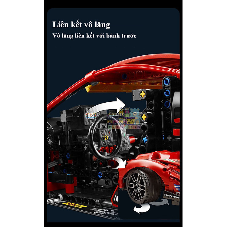 Mô Hình Siêu Xe Ferrari 488 GTE Chính hãng Ưu đãi - Hình ảnh 4