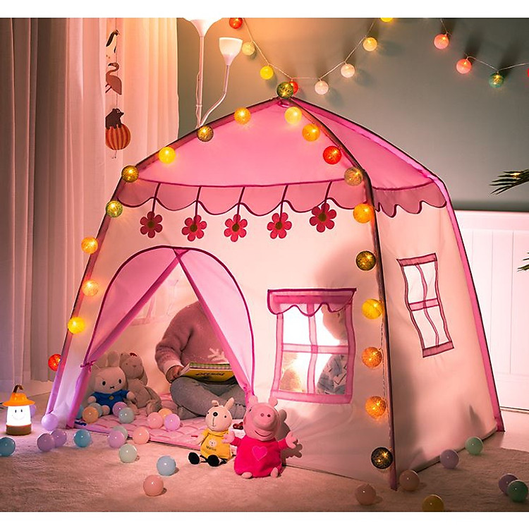 Mua Lều công chúa hoàng tử kèm đèn và thảm Chính hãng Ưu đãi - Hình ảnh 2