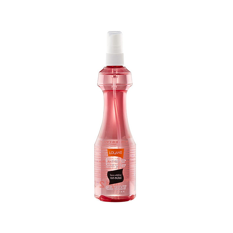 LOLANE - Keo nước tạo kiểu màu hồng 215ml