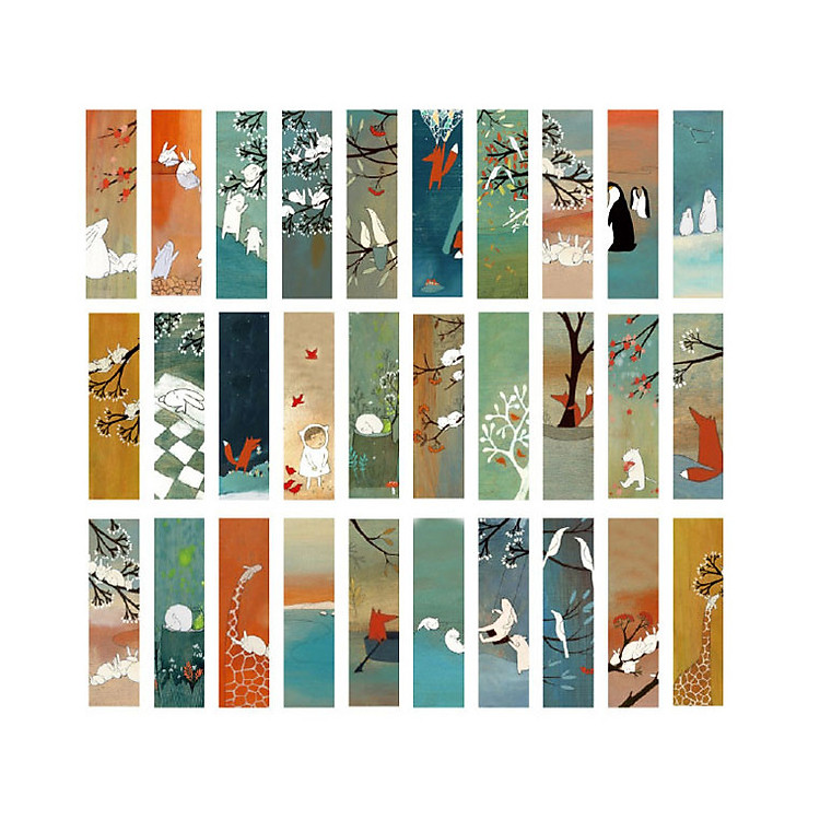 15 Mẫu Hộp 30 Đánh Dấu Sách Bookmark - Được Chọn Mẫu