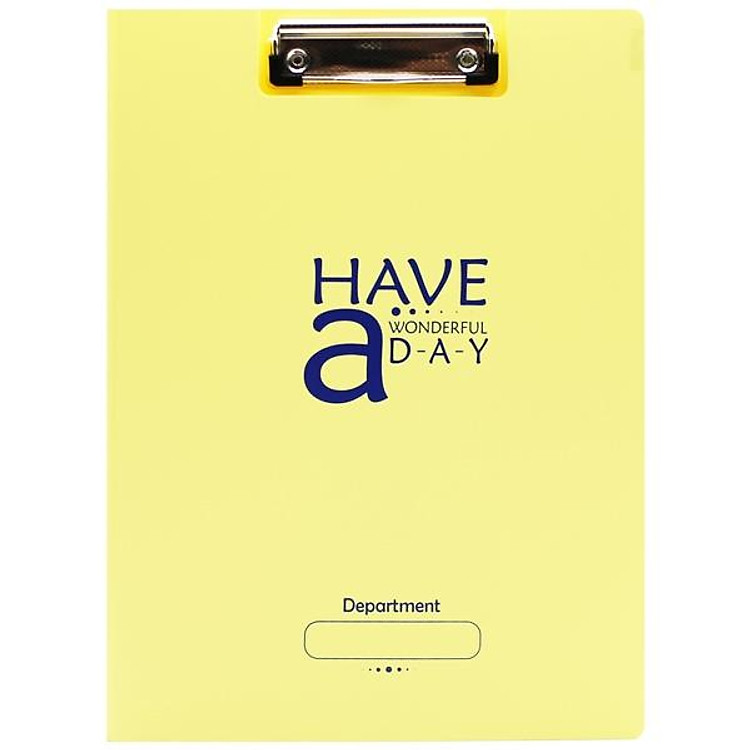 Bìa Trình Ký Đôi Flexoffice FO-CB03 – Màu Vàng