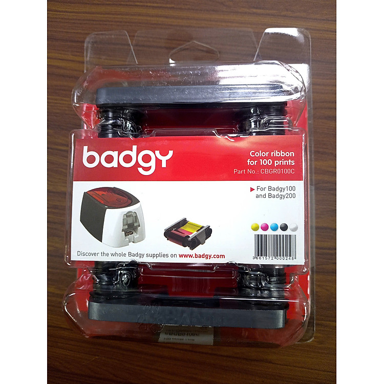 Ruy băng mực màu YMCKO CBGR0100C - Hàng Nhập Khẩu