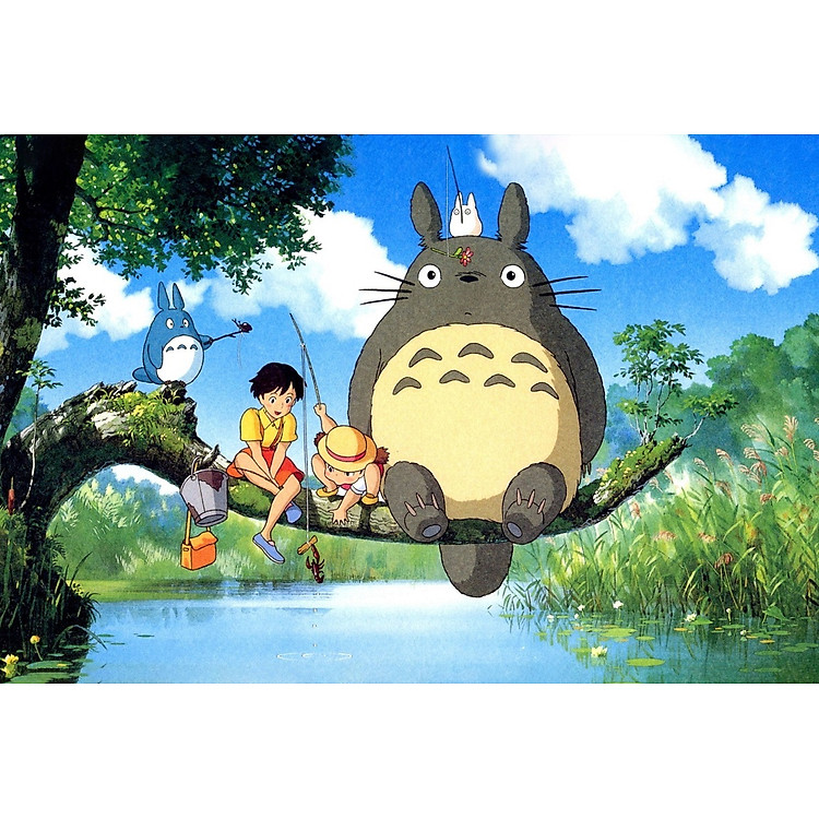 Bộ tranh xếp hình Totoro 150 mảnh Chính hãng Tiết kiệm - Hình ảnh 2