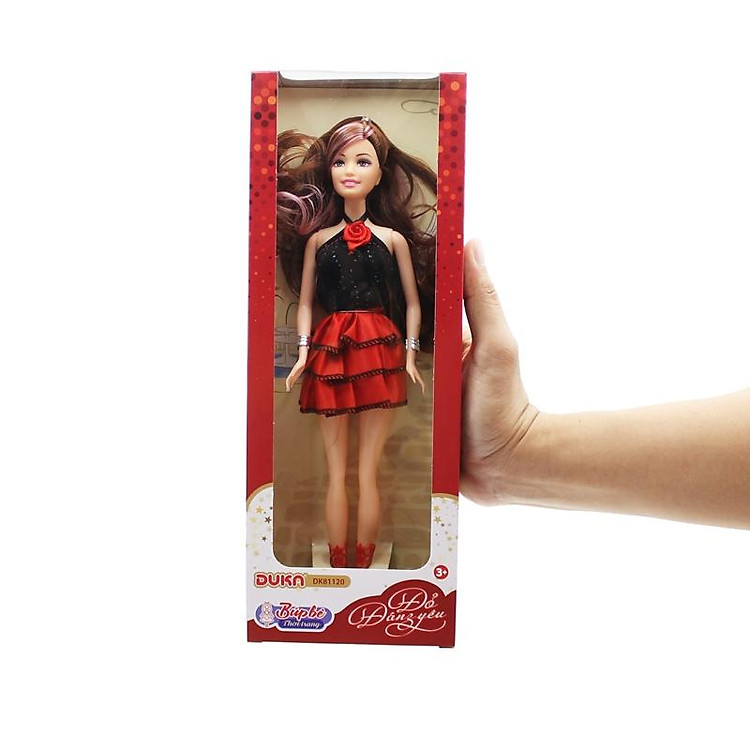 Mua Búp Bê Thời Trang Duka DK81120 Đỏ Chính hãng Ưu đãi - Hình ảnh 5