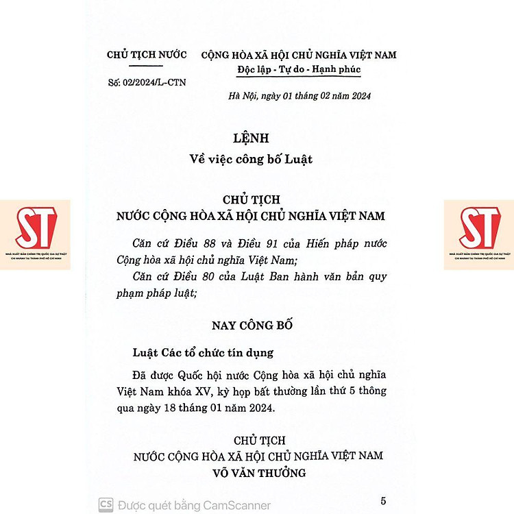 Luật Các Tổ Chức Tín Dụng - Ảnh 4