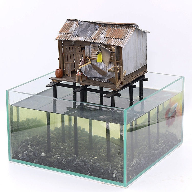 Mua Mô Hình Tự Lắp Ráp Nhà Sàn - NS02 Chính hãng Giá tốt - Hình ảnh 3