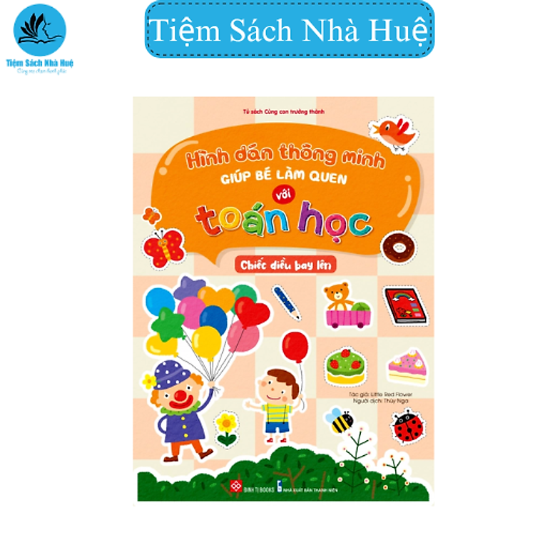 Sách Hình dán thông minh giúp bé làm quen với toán học - Chiếc diều bay lên - Dành cho bé từ 2-6 tuổi - Đinh Tị