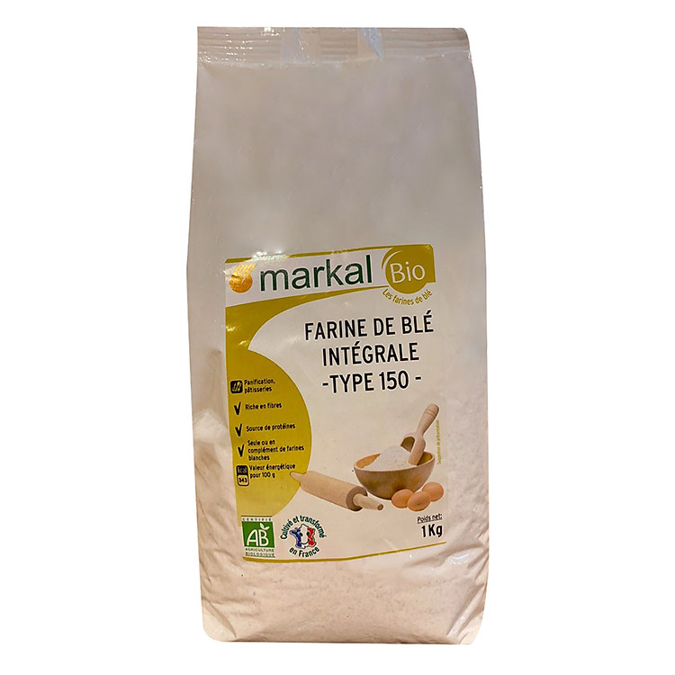 Bột Mì Nguyên Cám Hữu Cơ Markal 1Kg