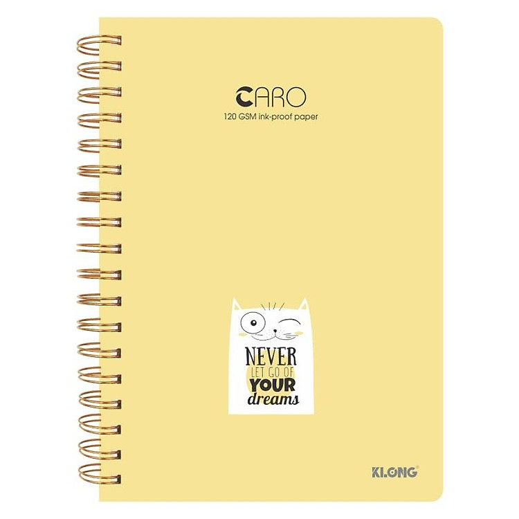 Sổ Caro lò xo kép KLONG B5 (200 trang) - Ảnh 2