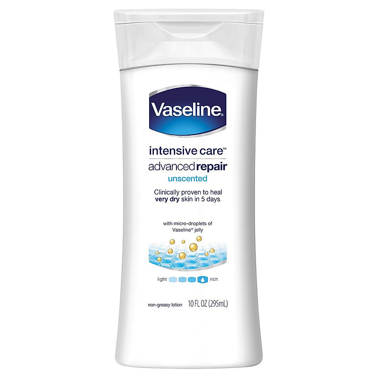 Sữa dưỡng cấp ẩm toàn thân Vaseline Intensive Care