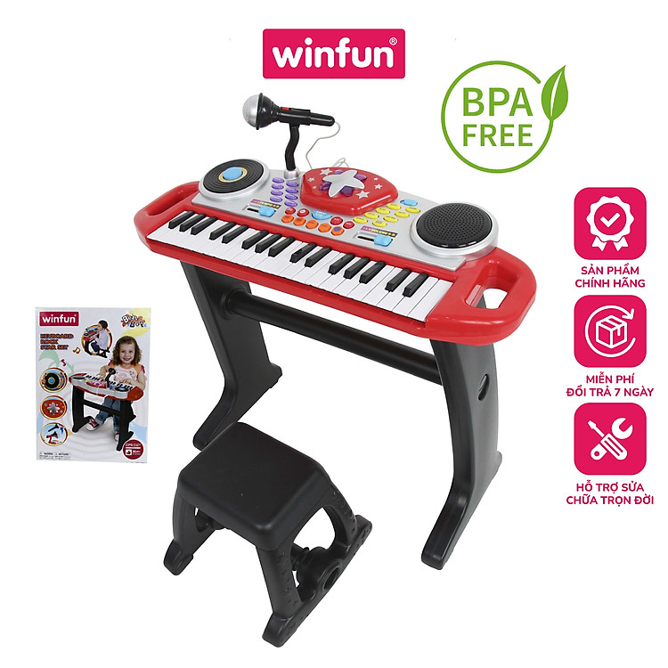 Đàn Organ Kèm Mic và Bàn DJ Winfun Chính hãng Giá rẻ - Hình ảnh 2