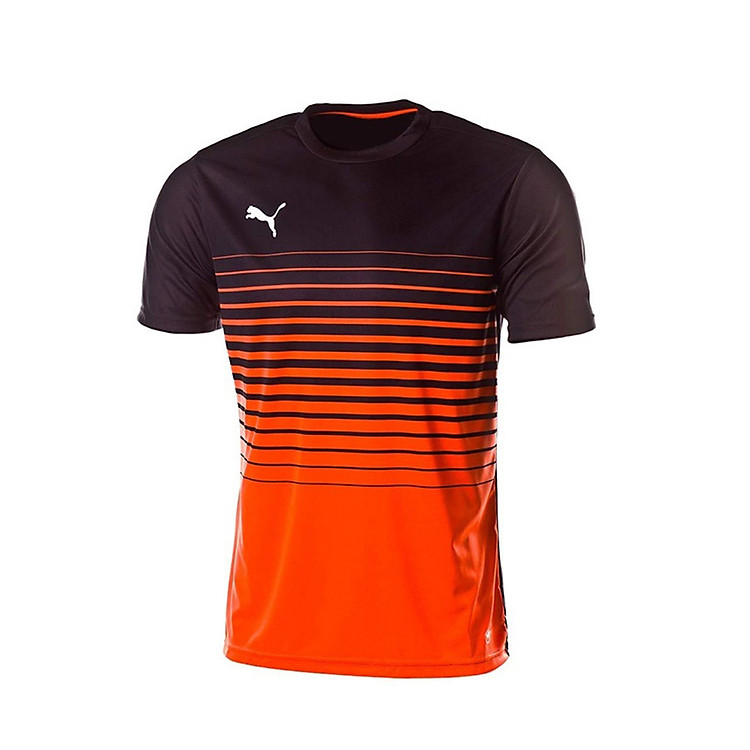Áo Thun Nam Teamsport Ftblplay Graphic Shirt Shocking Puma - Cam Phối Đen