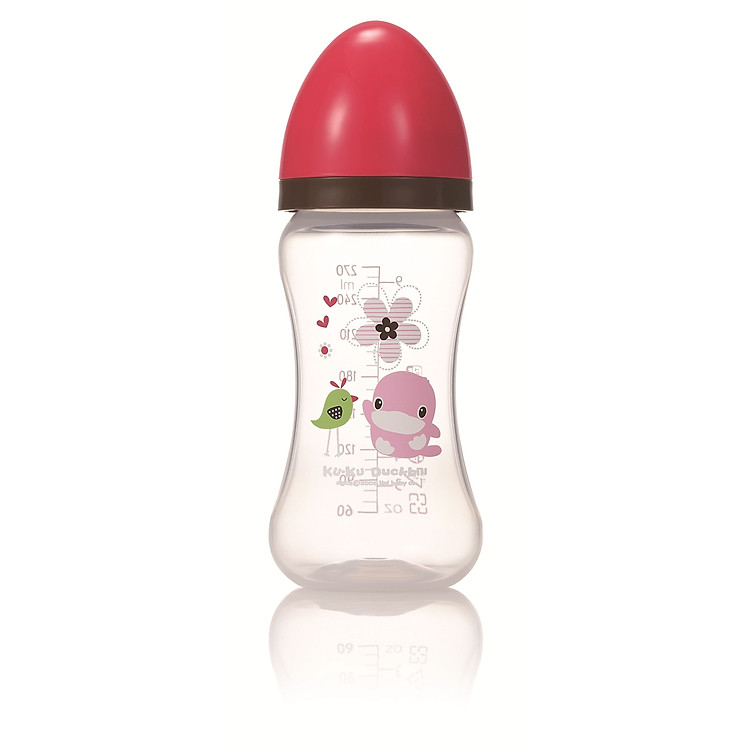 BÌNH SỮA CỔ RỘNG CHO BÉ NHỰA PP KUKU - KU5929A / KU5930A