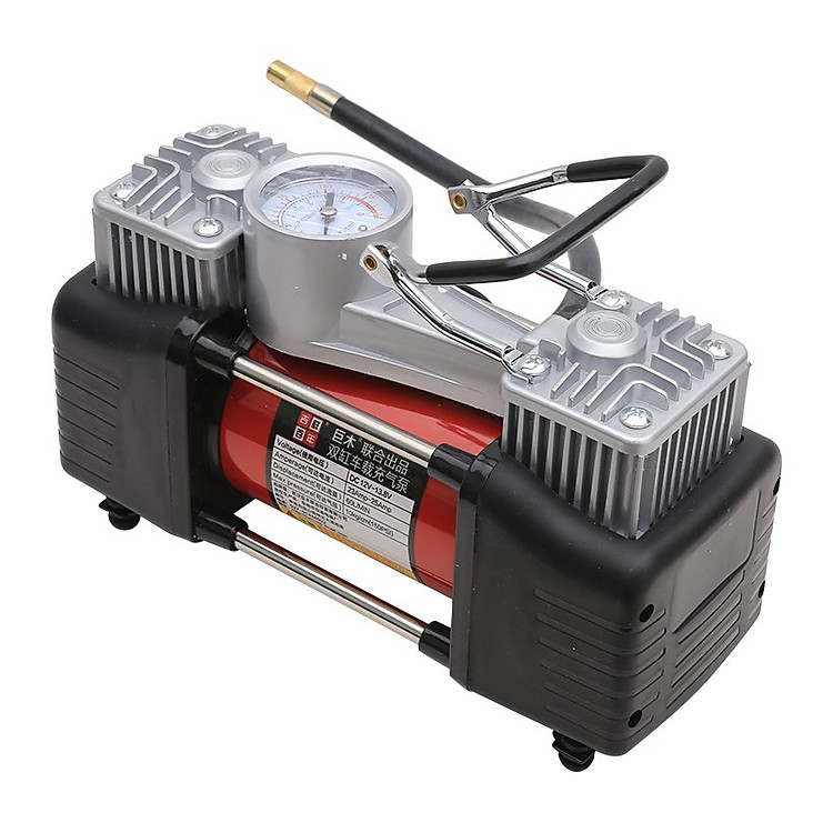 Bơm lốp Jumu J-6808 (Đỏ)