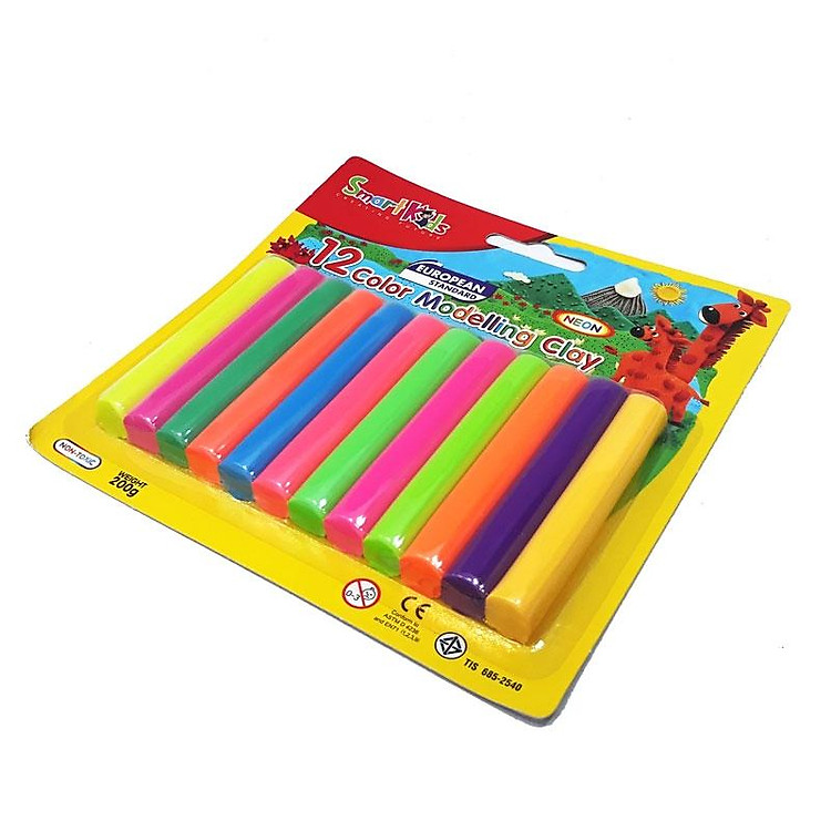 Mua tại MyKingdom: Sáp Nặn 12 Màu Neon Smart Kids - Ngập tràn khuyến mãi