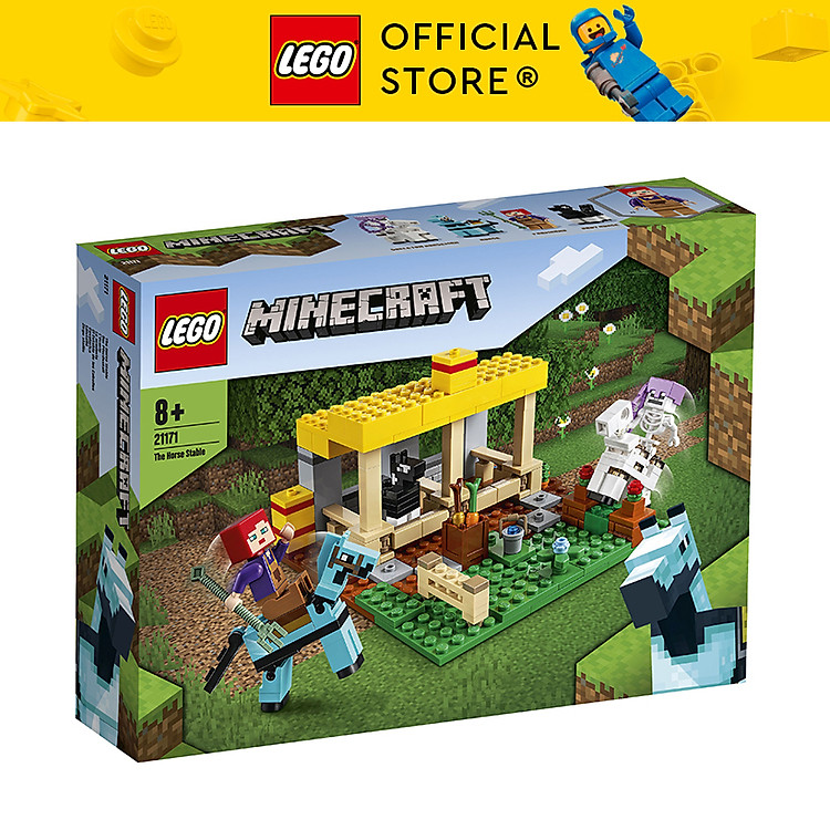 Chọn mua tại Shopee: LEGO Minecraft 21171 Chuồng Ngựa - COGO Toys - Giá tốt nhất tại Mall Shop