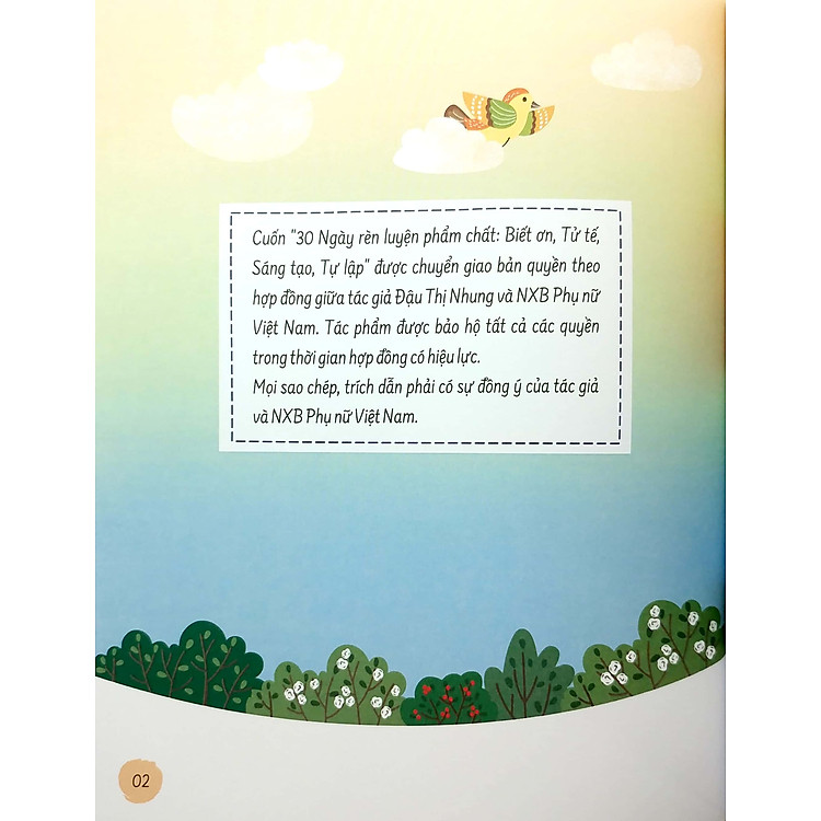 30 Ngày Rèn Luyện Phẩm Chất: Biết Ơn, Tử Tế, Sáng Tạo, Tự Lập - Ảnh 2