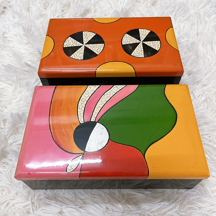 Hộp Sơn Mài Chữ Nhật Đa Năng (20x12x6 cm) - Ảnh 4