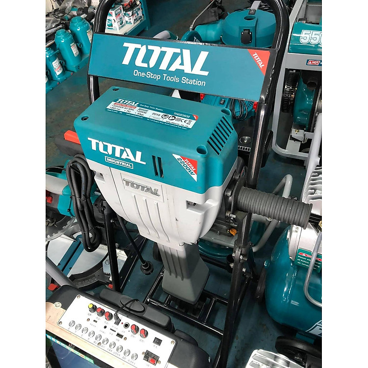 MÁY ĐỤC BÊ TÔNG 2200W (75J) TOTAL TH220502 - HÀNG CHÍNH HÃNG