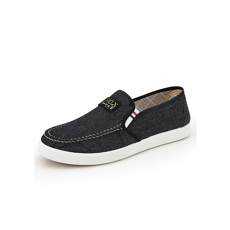 Giày Lười Slip-On Nam Vải Demin Mềm Êm Thiết Kế Nam Tính 3Fashion Shop - 3146