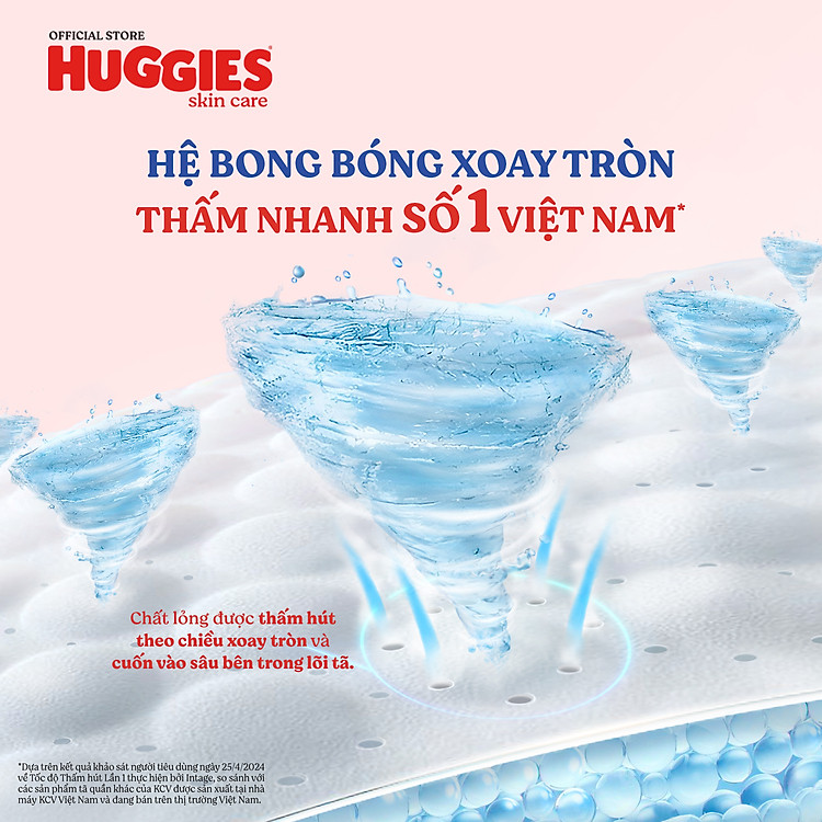 Combo 3 Tã Huggies Skin Care XXL Giá rẻ - Hình ảnh 3
