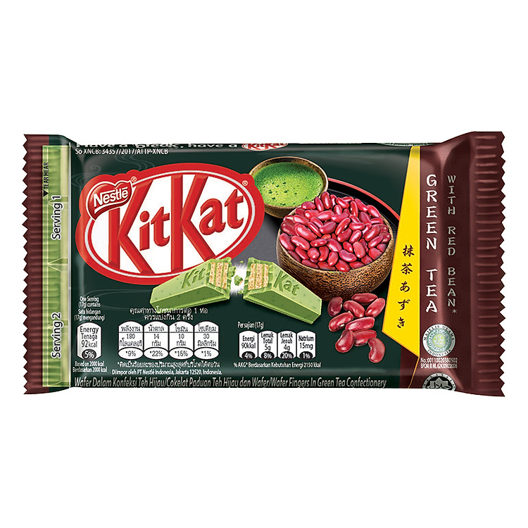 Kitkat Trà Xanh Đậu Đỏ 4F (35g)