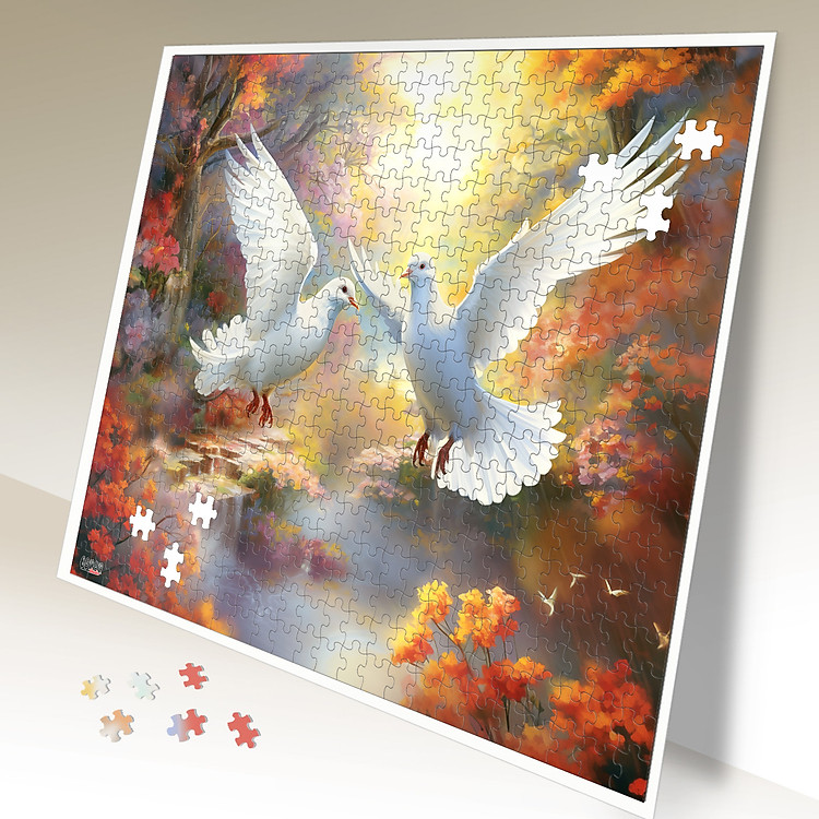 Tranh ghép hình 475 mảnh Tia Sáng Chính hãng Giá tốt - Hình ảnh 2