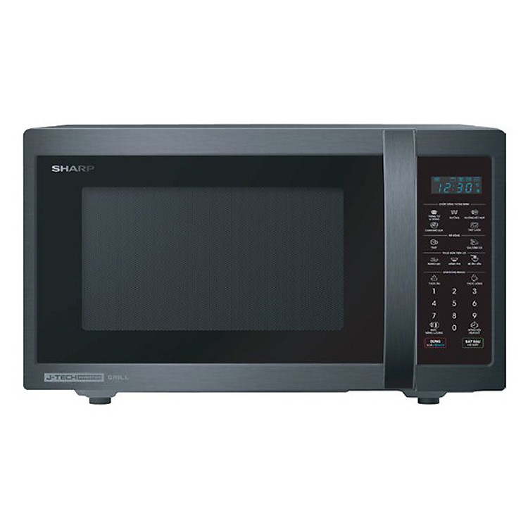 Lò Vi Sóng Điện Tử Có Nướng Sharp R-G728XVN-BST (28 Lít) - Hàng Chính Hãng