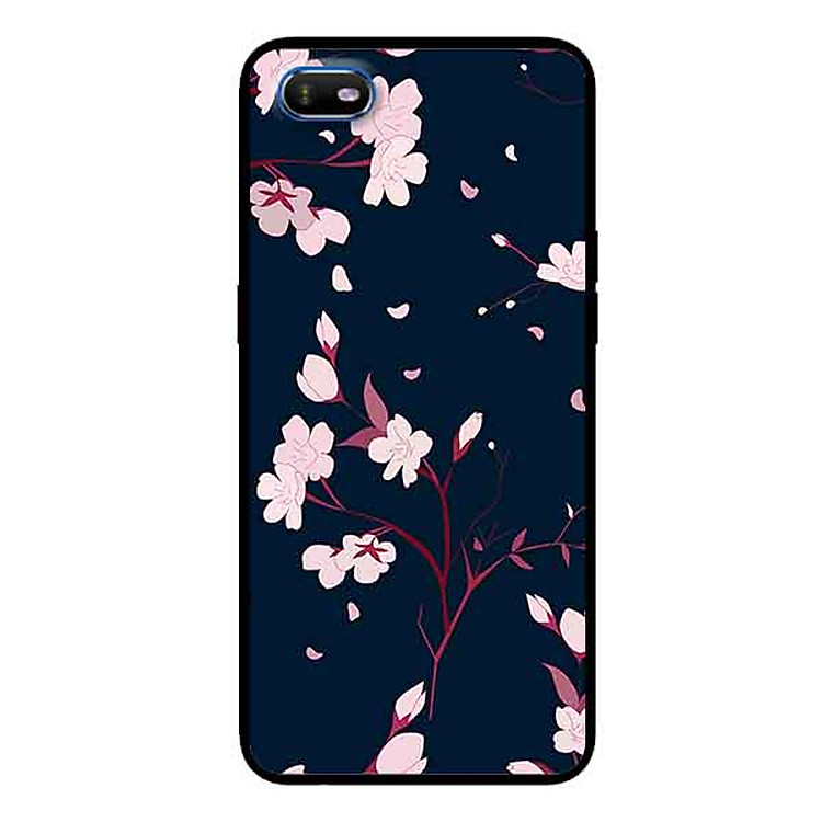 Ốp Lưng in cho Oppo A1K Mẫu Hoa Đào Nở Rộ - Hàng Chính Hãng