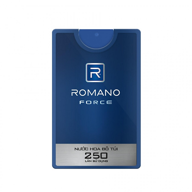 Nước hoa bỏ túi cao cấp Romano Force mạnh mẽ tự tin hương nam tính mọi lúc mọi nơi 18ml