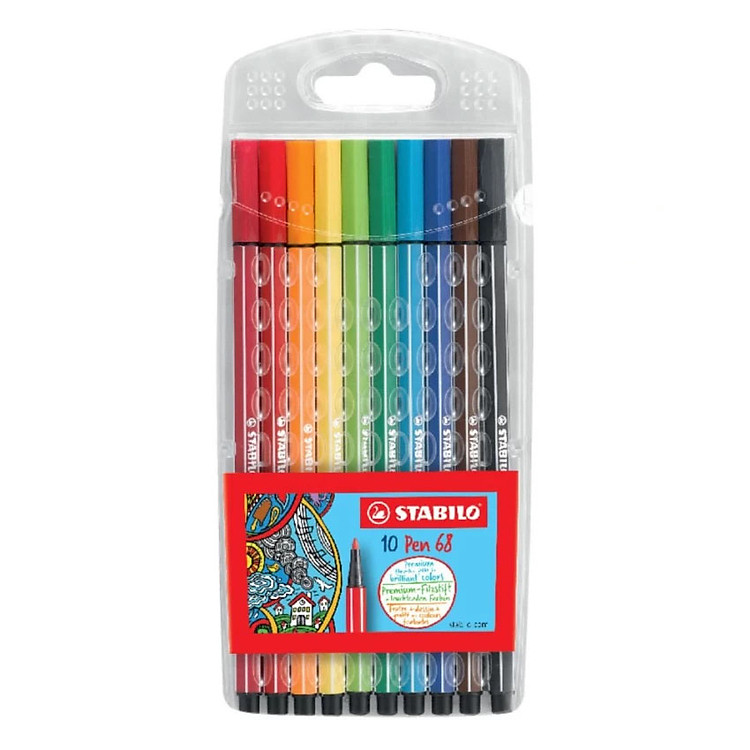 Bộ Bút Lông Màu STABILO Pen68 (25 cây + 10 cây)