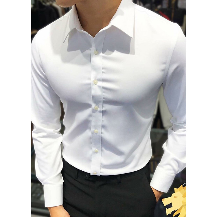 Áo Sơ Mi Nam Tay Dài Công Sở Vải Tốt Bền Đẹp