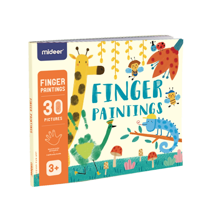Bộ Màu Vẽ Tay Finger Paint 8 Màu (MIDEER)