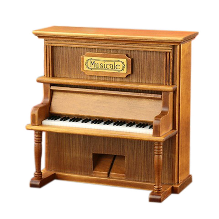 Hộp nhạc Piano gỗ cao cấp dáng đứng