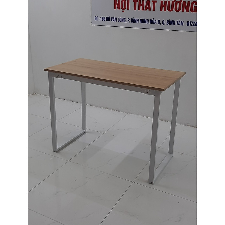 Bàn làm việc , bàn chân sắt mặt gỗ công nghiệp mẫu UH HƯƠNG GIANG FURNITURE,nhiều kích thước