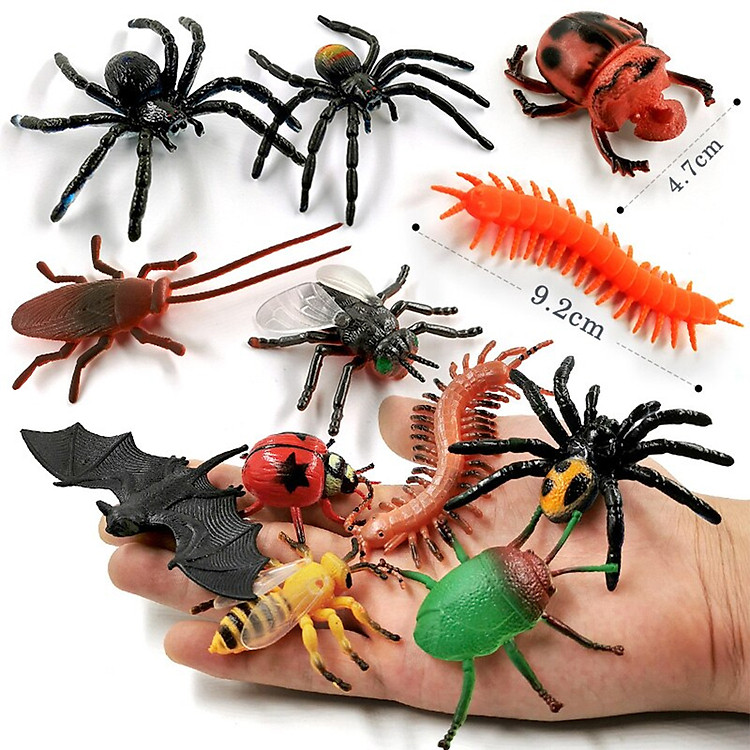 Tìm mua tại Avakids: Bộ 12 côn trùng giả giáo dục New4all - Ngập tràn khuyến mãi