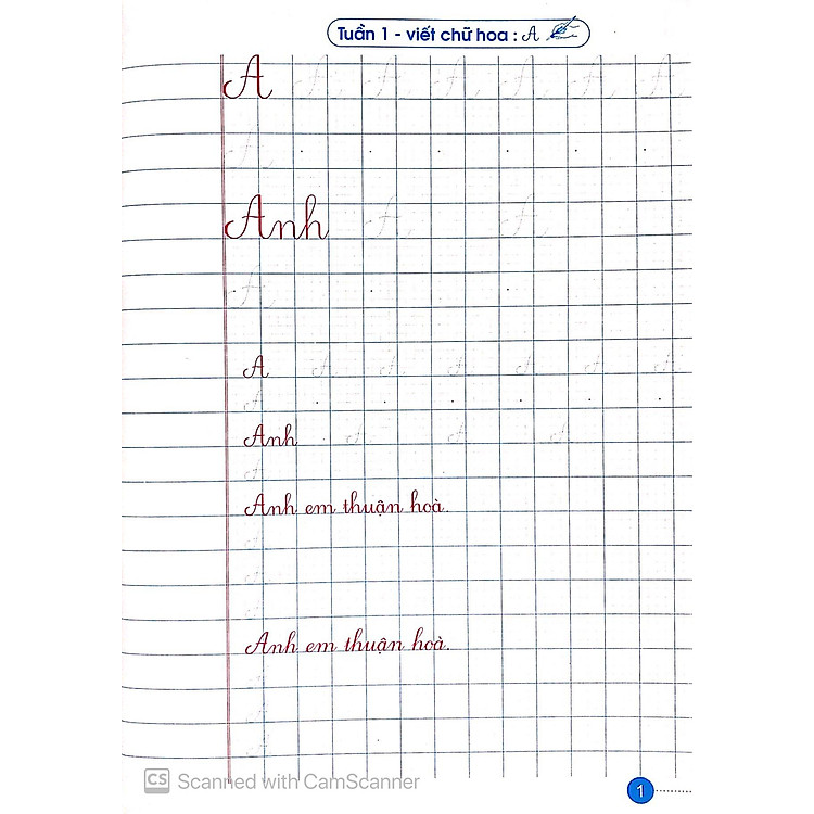 Luyện Nét Chữ Rèn Nết Người - Vở Ô Li Có Mẫu Chữ - Lớp 2 - Quyển 1 (Tái Bản 2020) - Ảnh 7