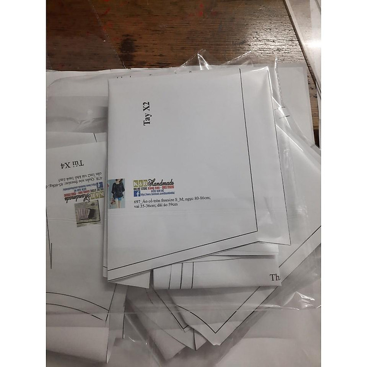 Rập giấy mã 534 (BẢN VẼ) A0 KB Handade - Ảnh 3