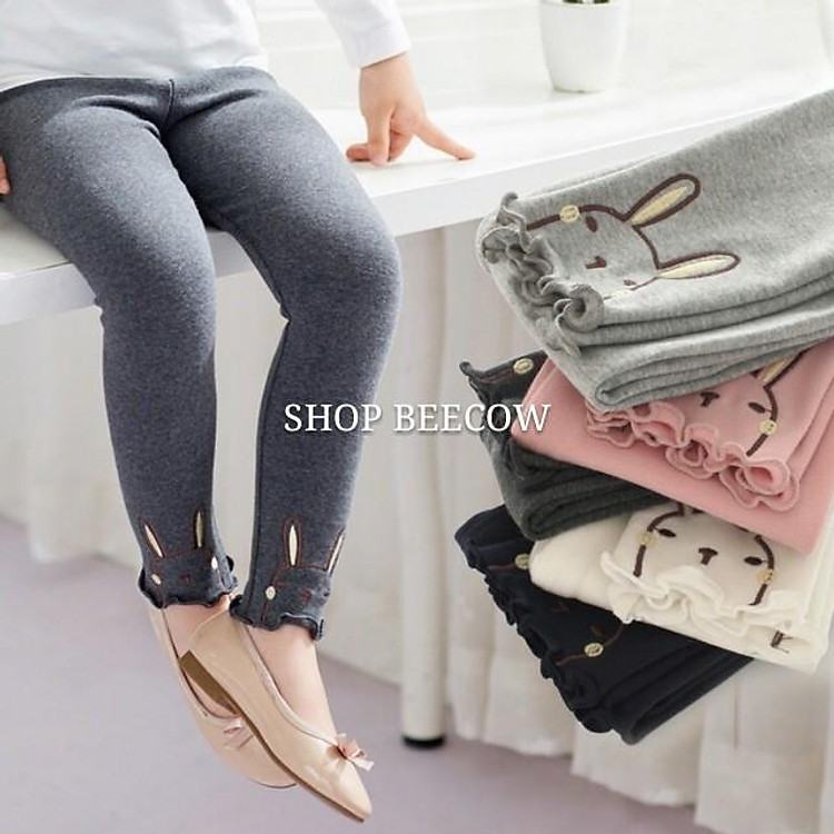 MẪU MỚI | QUẦN LEGGING THỎ XINH XẮN | CHO BÉ 8-18KG | VIDEO THẬT | SHOP BEECOW